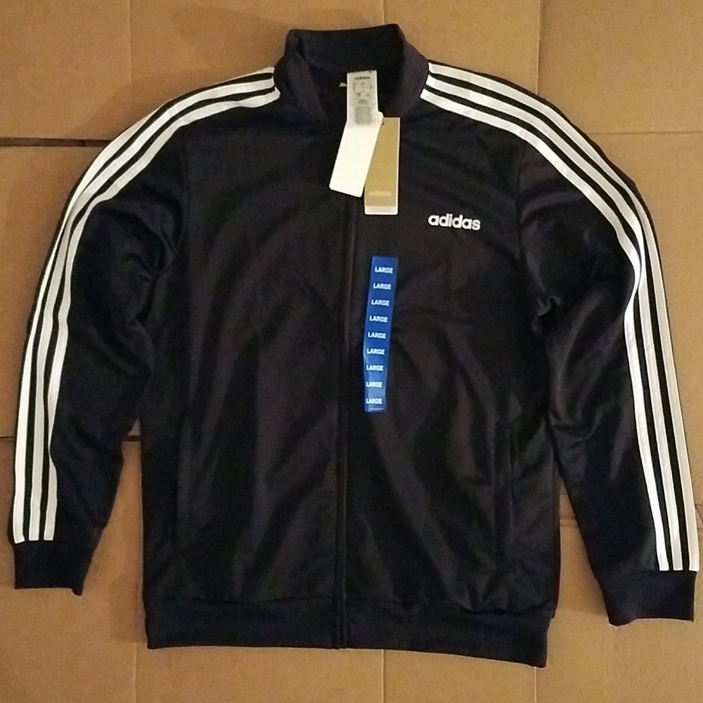Adidas navy blue zip up